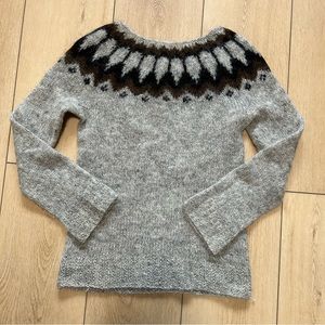 Vintage Icelandic Wool Sweater XS
